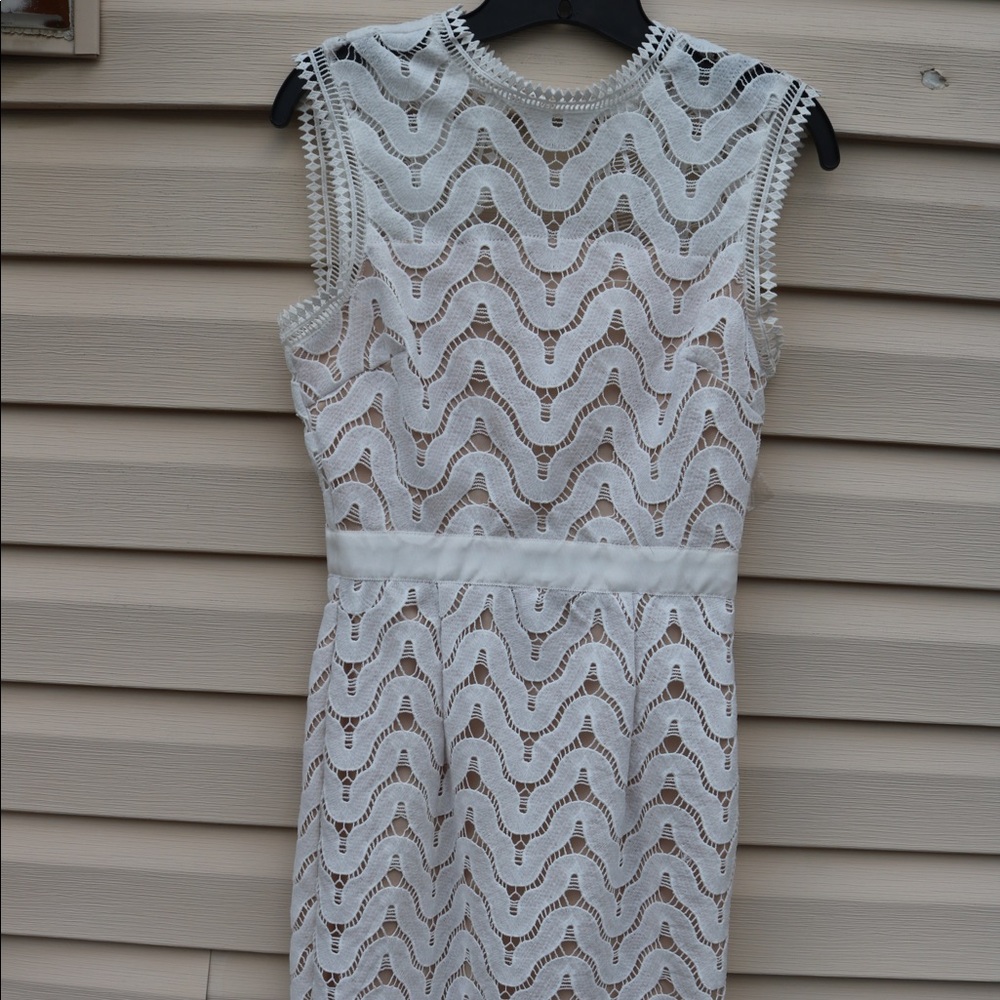 White lace dress